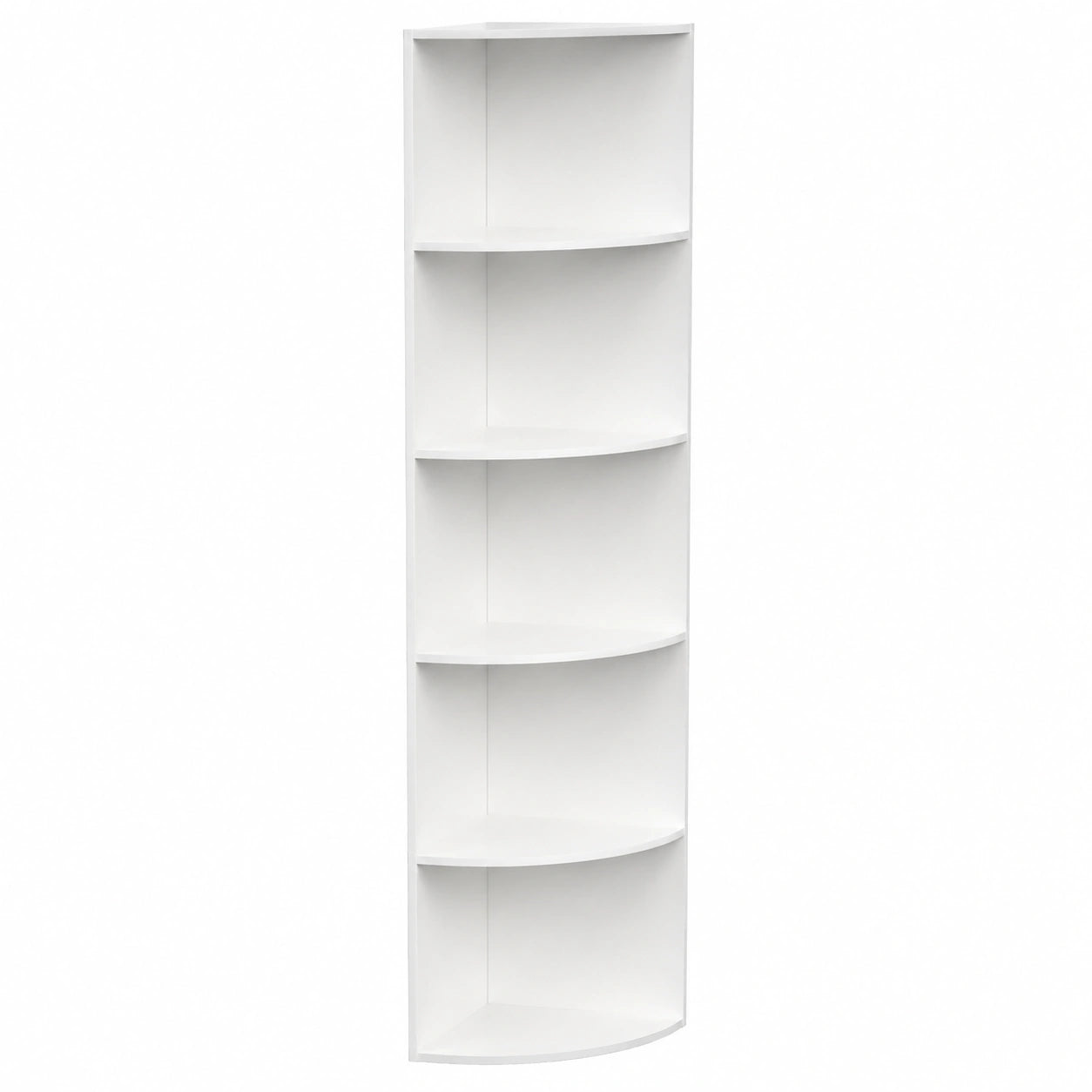 Vicco Eckregal Weiß, 40x180 cm, Wandmontage, 3 offene Fächer