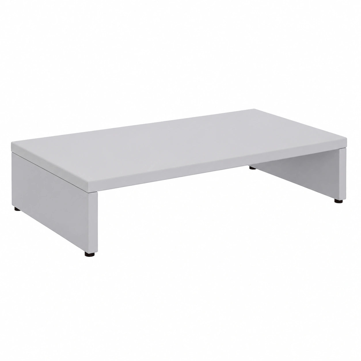 CARO-Möbel Bildschirmständer Ergonomisch, Lichtgrau, 50x10x27 cm