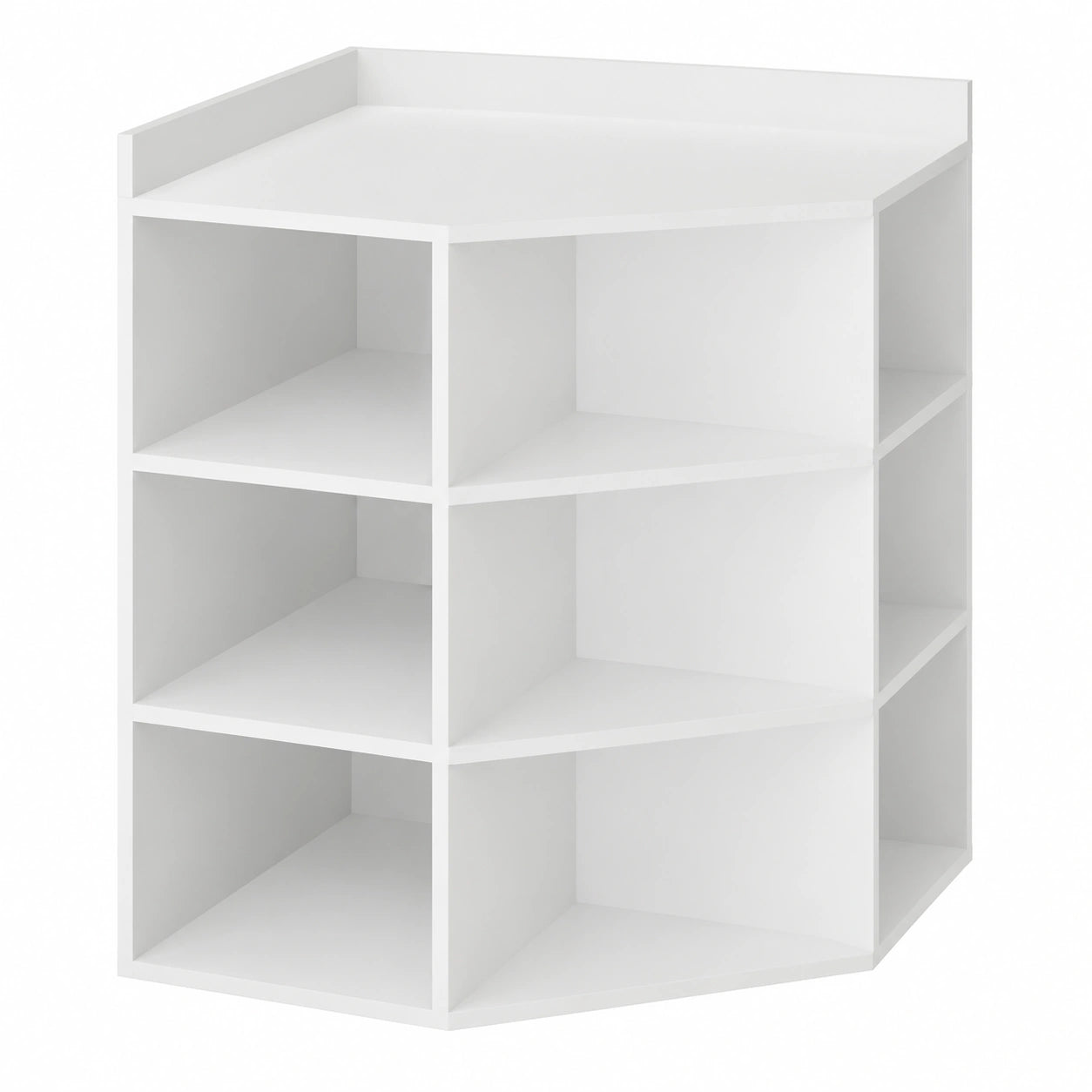 Vicco Eckregal Elina, Weiß, 60 x 80 cm, ideal für Bücher und Deko