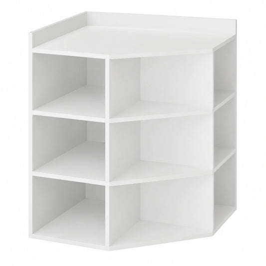 Vicco Eckregal Elina, Weiß, 60 x 80 cm, ideal für Bücher und Deko