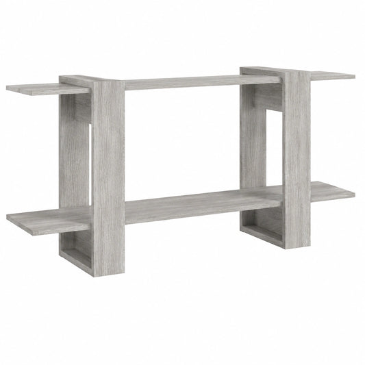 Modernes Holzregal in Grau Sonoma, 100x30x51 cm, ideal für Wohnzimmer, Flur oder Büro