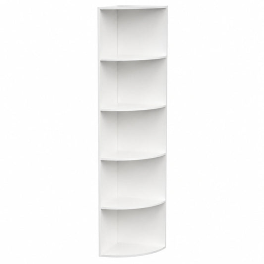Vicco Eckregal Weiß, 40x180 cm, Wandmontage, 3 offene Fächer