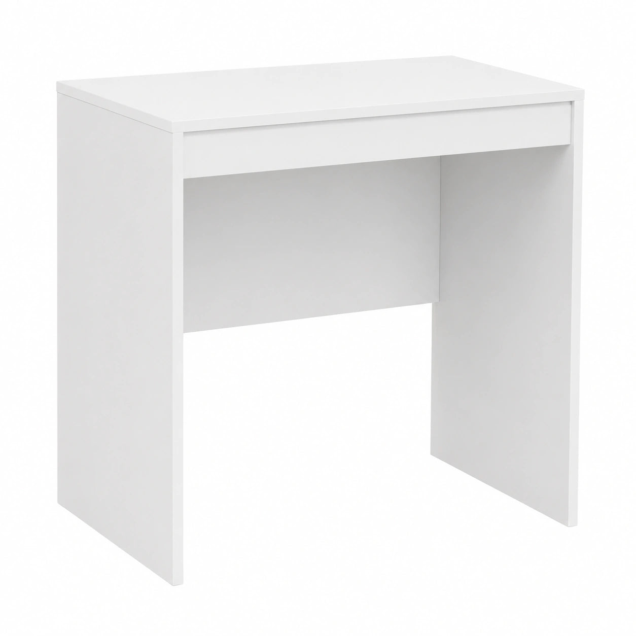 Moderner weißer Schreibtisch 70x50x76 cm für Wohnzimmer und Büro