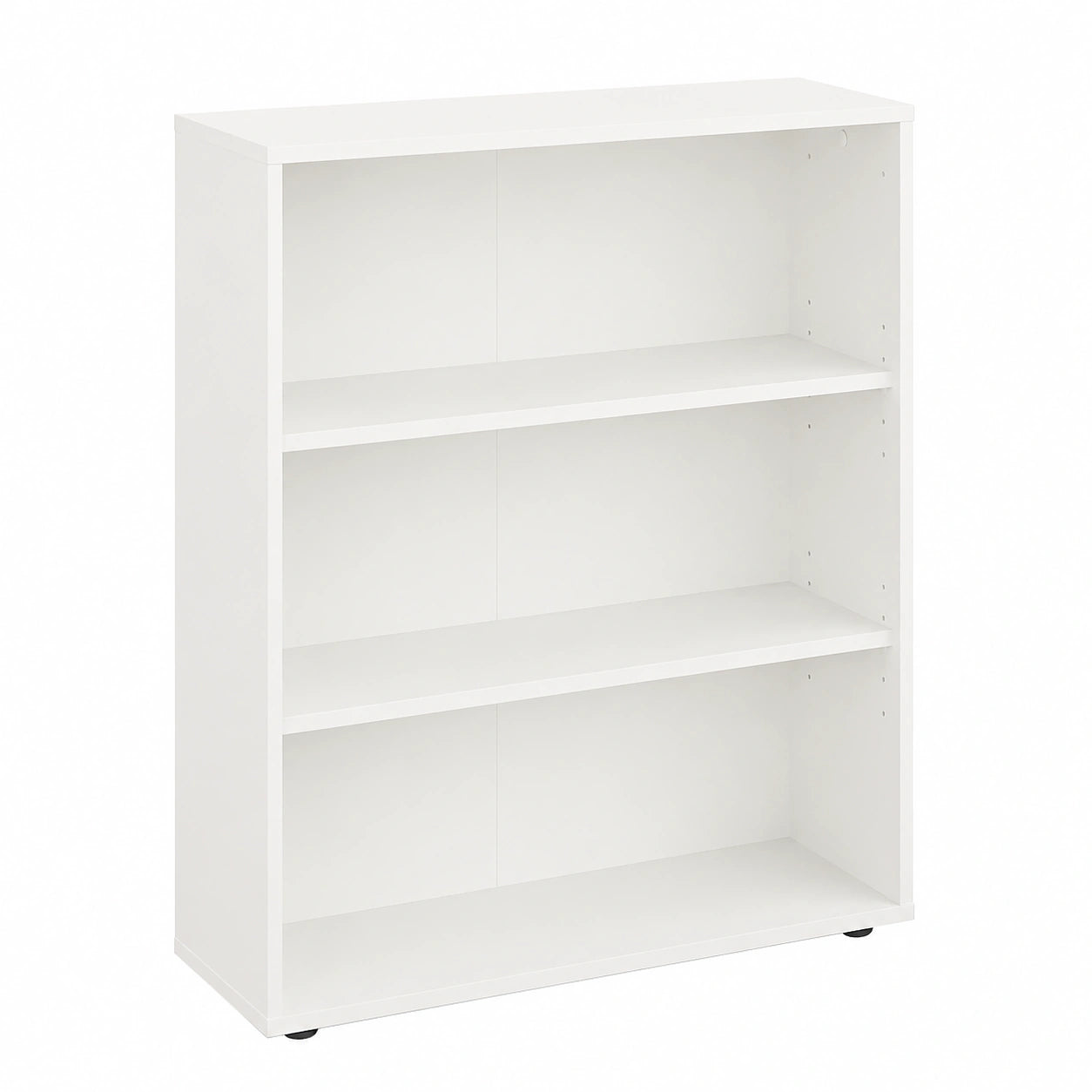 Weißes KOMTO Regal 80 cm - Flexibles Bücherregal mit Verstellbaren Böden