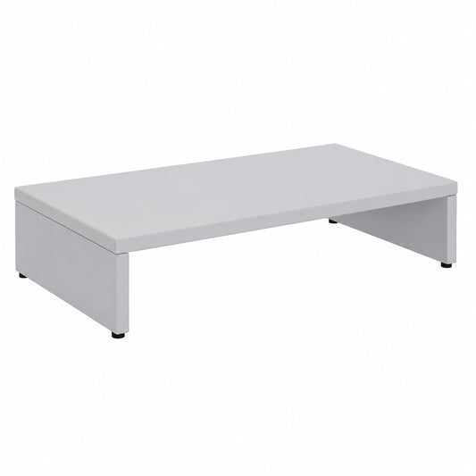 CARO-Möbel Bildschirmständer Ergonomisch, Lichtgrau, 50x10x27 cm