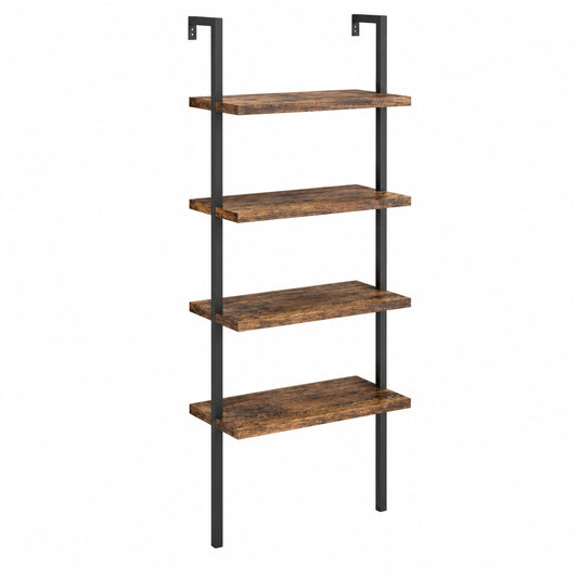 Vicco Bücherregal AVA, Antikholz-Optik, 60 x 183 cm, offenes Design für flexible Raumgestaltung