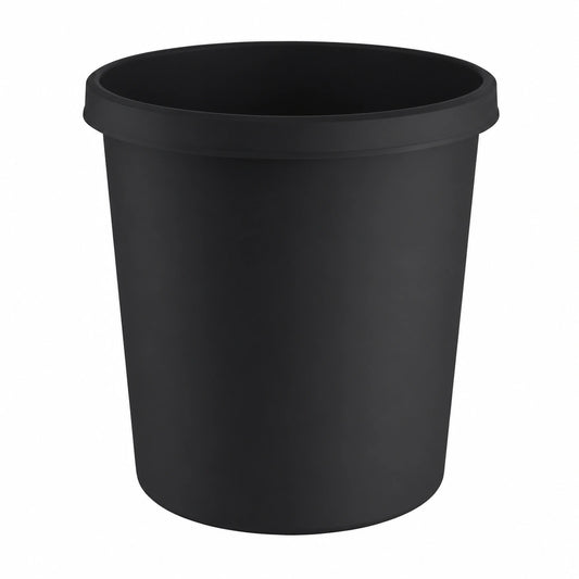 Recycling-Papierkorb 18L, Blauer Engel zertifiziert, Anthrazit-Schwarz